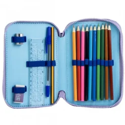 Plumier con Accesorios de Stitch - Estuche Portatodo Infantil