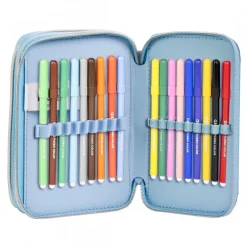 Plumier con Accesorios Giotto Frozen Estuche Portatodos