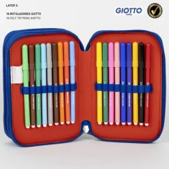 PLUMIER CON ACCESORIOS GIOTTO AVENGERS