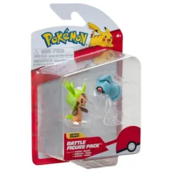 Pokémon Pack 2 Figuras Chespin y Beldum 5 cm Jazwares