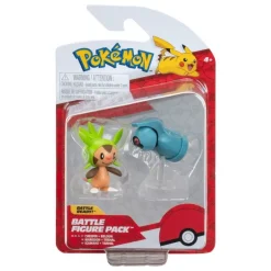 Pokémon Pack 2 Figuras Chespin y Beldum 5 cm Jazwares