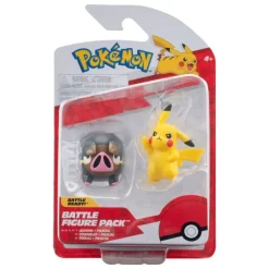 Pokémon Pack de 2 Figuras Pikachu y Lechonk 5 cm