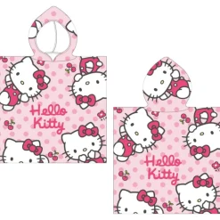Poncho de Microfibra Hello Kitty