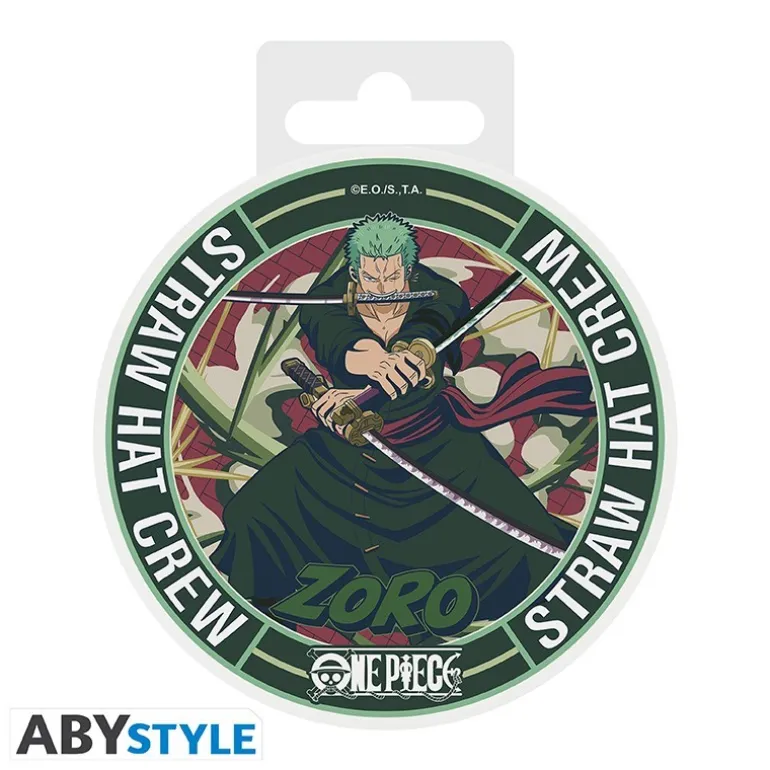 Posavasos Cerámico Zoro de One Piece Licenciado