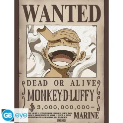 Poster Chibi Wanted Luffy Wano de One Piece 52x38 cm