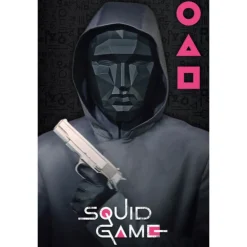 Poster El Juego Del Calamar Mask Man