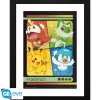 Poster Enmarcado Pokémon Scarlet & Violet Starters 30x40cm