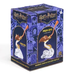 Prop-Ups Nimbus 2000 & Snitch Dorada - Réplica Harry Potter