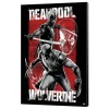 Póster de madera Marvel Deadpool & Wolverine 03 Maximum Effort