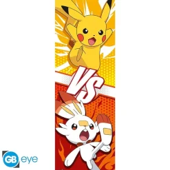 Póster de Puerta Pokémon: Pikachu y Scorbunny