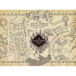 Póster en Pergamino Mapa del Merodeador de Harry Potter