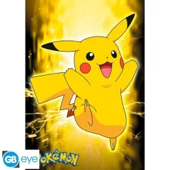 Póster Maxi 91.5x61 cm de Pikachu Neon de Pokémon