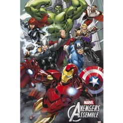 Póster Vengadores Marvel Avengers Assemble 61 x 91 cm
