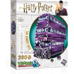 Puzzle 3D Harry Potter Autobús Nocturno 280 piezas