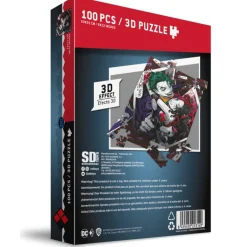 Puzzle lenticular Joker y Harley Quinn DC Comics 100 piezas