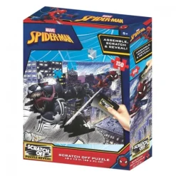 Puzzle para rascar 3D Marvel Spiderman vs Venom 150 piezas