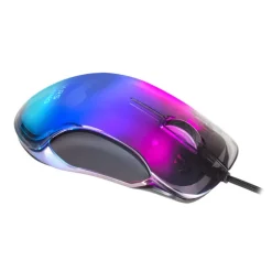 Ratón Gaming Mars Gaming MMGLOW Acabado Espejo Negro
