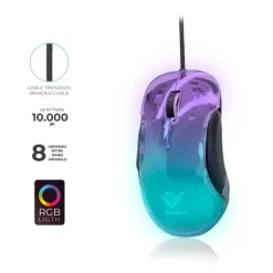 Ratón Gaming Phoenix Banshee Transparente RGB