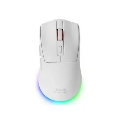 Ratón Mars Gaming MM-T3 Blanco Inalámbrico Tri-Mode 14400 DPI