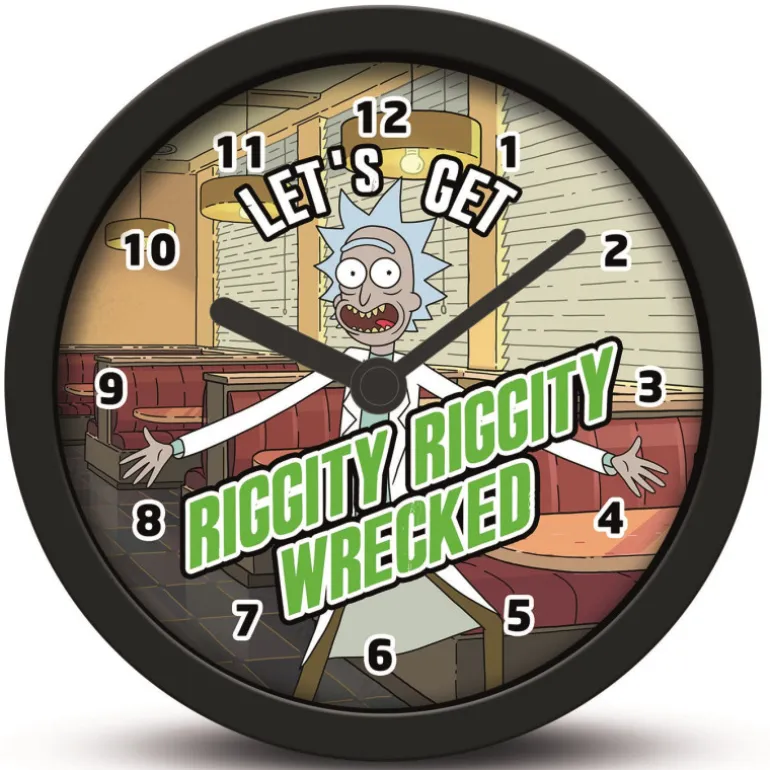 Reloj Despertador Rick & Morty Wrecked