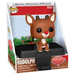 Rodolfo el reno POP! Edge-Sitter Figura Rudolph 9 cm