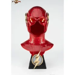 Réplica de poliresina con luz del casco de The Flash a escala 1:1