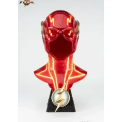 Réplica de poliresina con luz del casco de The Flash a escala 1:1