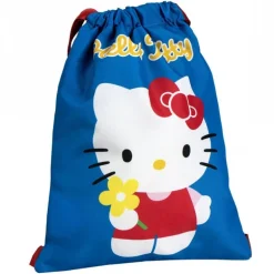 Saquito Escolar Hello Kitty 100% Polyester Azul
