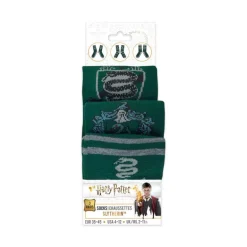 Set 3 pares de calcetines Slytherin Harry Potter