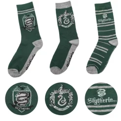 Set 3 pares de calcetines Slytherin Harry Potter