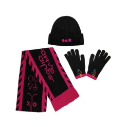 Set 3 Piezas: Bufanda, Gorro y Guantes El Juego Del Calamar