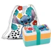 Set 2 Piezas Stitch Azul: Fiambrera + Bolsa EGAN