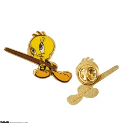 Set 2 pins de Silvestre y Piolín en Hogwarts