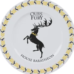 Set 4 Platos porcelana - Juego de Tronos - Liciencia oficial