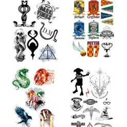 Set 35 Tatuajes Temporales Harry Potter