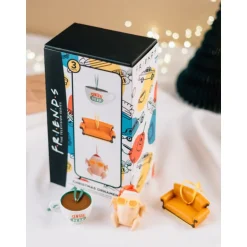 Set Adornos Navidad Pavo, Sofa y Taza Central Perk