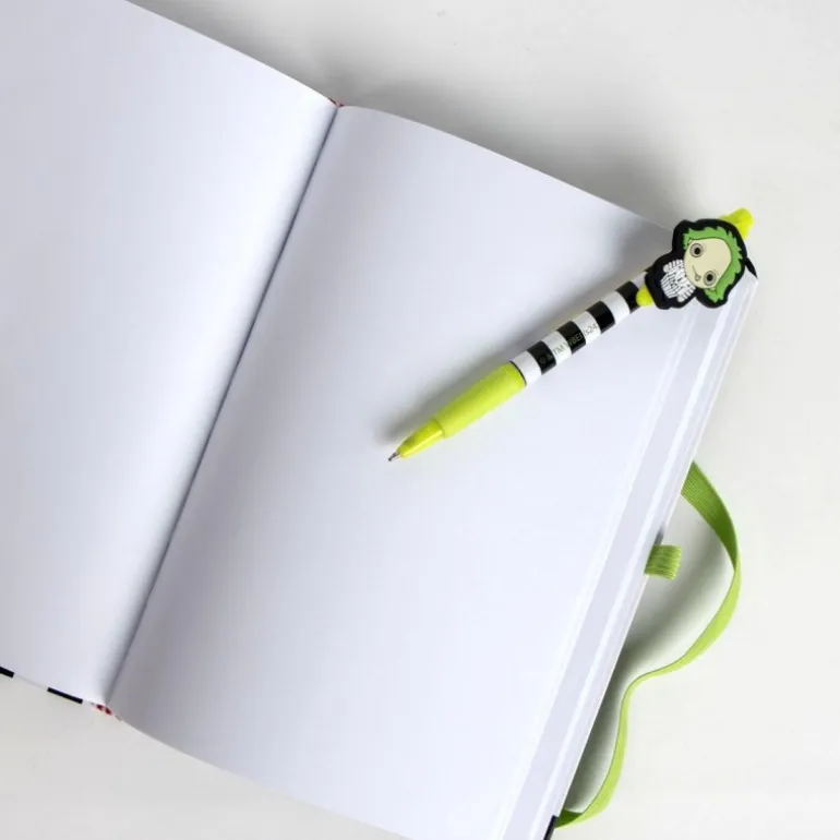 Set bolígrafo y libreta Beetlejuice Tim Burton