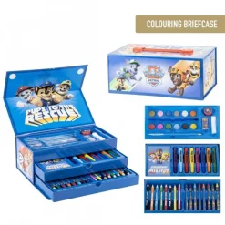 Set Coloreable Maletín Paw Patrol Actividad - Azul