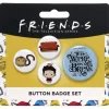 Set de 4 badges Ross - Friends