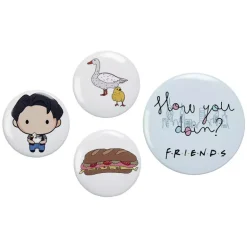 Set de 4 chapas Joey Friends