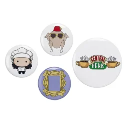 Set de 4 chapas Monica Friends