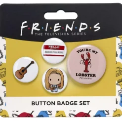 Set de 4 chapas Phoebe Friends