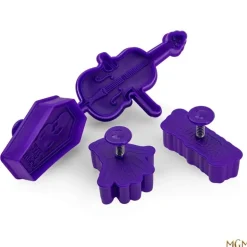 Set de 4 cortapastas Miércoles Addams para fans de Wednesday