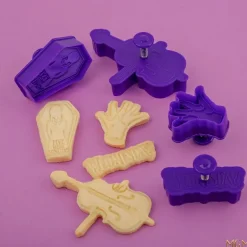 Set de 4 cortapastas Miércoles Addams para fans de Wednesday