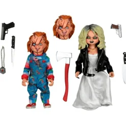 Set de 2 Figuras La novia de Chucky Chucky & Tiffany 14 cm NECA