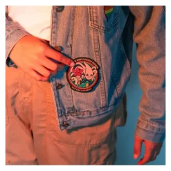 Set de 3 parches Stranger Things con personajes bordados