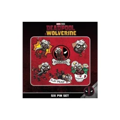 Set de 6 Pins de Marvel Deadpool