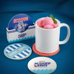 Set de 4 posavasos Scoops Ahoy - Stranger Things