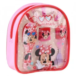Set de Belleza Bolsito Minnie Rojo Talla Única