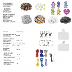 Set de Belleza DIY Bag Clip Care Bears Multicolor